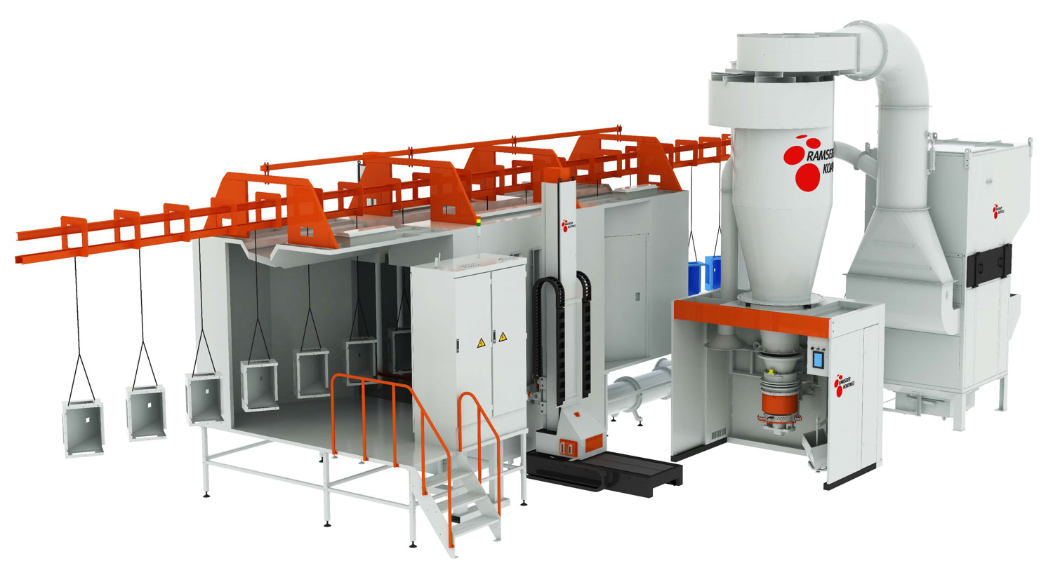 CQB Fast Colour Change Powder Coating System and Powder Recovery System