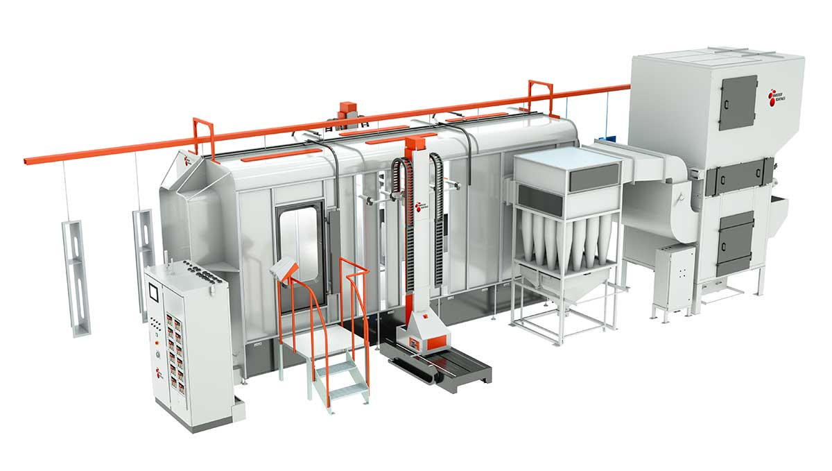 CBS Powder Coating System and Powder Recovery System